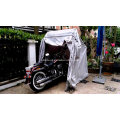 Refugio de motocicleta móvil, venta al por mayor impermeable al aire libre garaje de la motocicleta refugio plegable